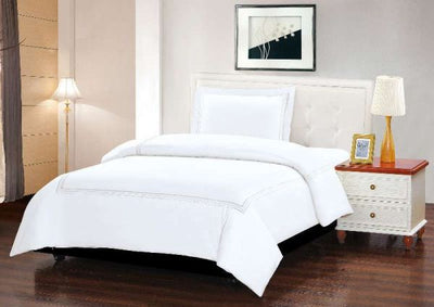 ARMN Naturesoft Single Bed Cover Set 3 Pieces – White