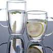 ARMN Anchor 450ml Double-Wall Glass Mug with Handle