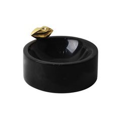 ARMN Sorbet Black Ashtray 12 cm – Elegant & Practical
