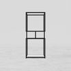 ARMN Regency 3-Shelf Stand – Elegant Black Storage & Display