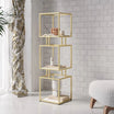 ARMN Regency 4-Shelf Stand – Elegant Gold Storage & Display