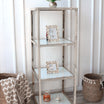 ARMN Milton 4-Tier Stand 35×35cm - Silver