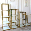ARMN Milton 4-Tier Stand 35×35cm - Gold