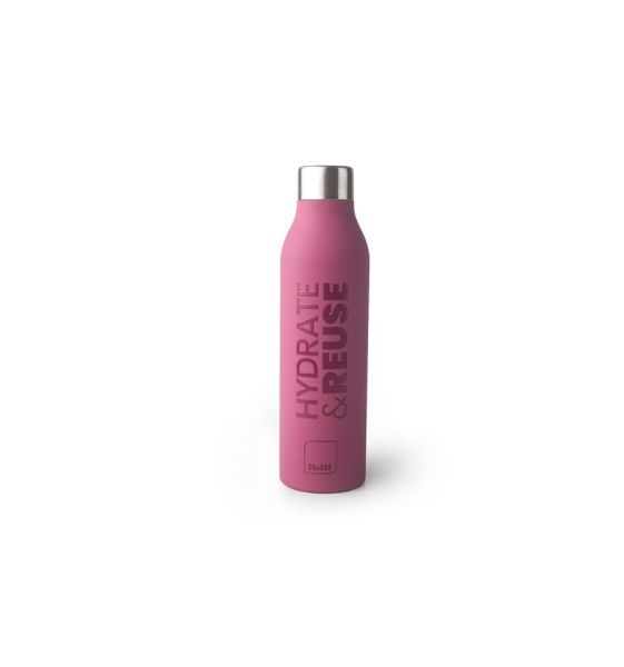 Ibili Hydrate & Reuse 500ml Hot & Cold Bottle – Dark Pink