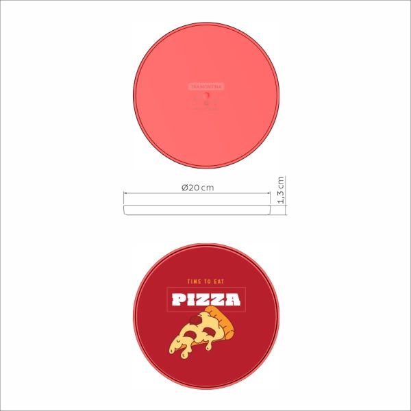 Tramontina 20cm Pizza Plate – Durable & Modern