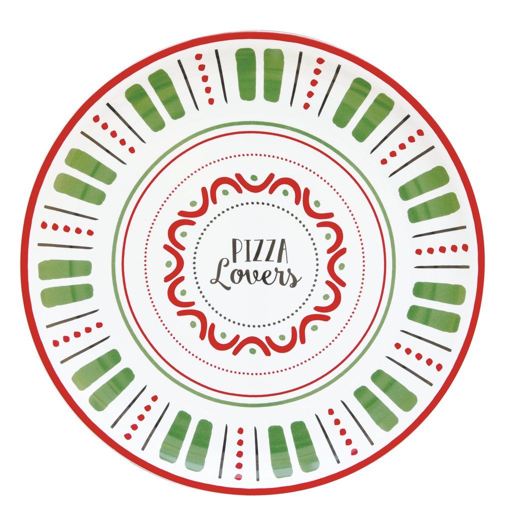 طبق بيتزا 32.5 سم من Easy Life Pizza Lovers – مثالي للبيتزا