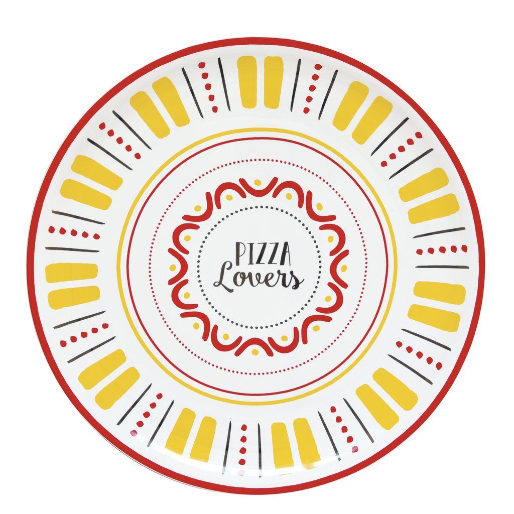 طبق بيتزا 32.5 سم من Easy Life Pizza Lovers – مثالي للبيتزا