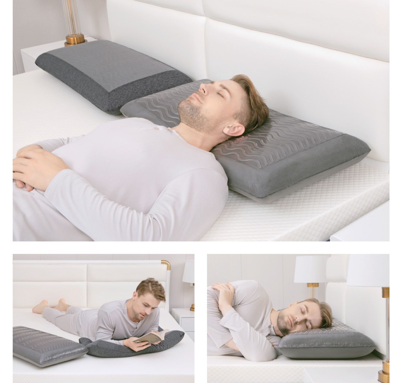 ARMN Pedic Memory Foam & Gel Pillow for Neck Support