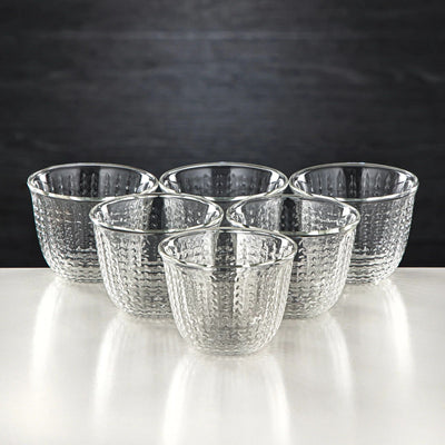 Almarjan 6-Piece Arabic Coffee Glass Cups Set
