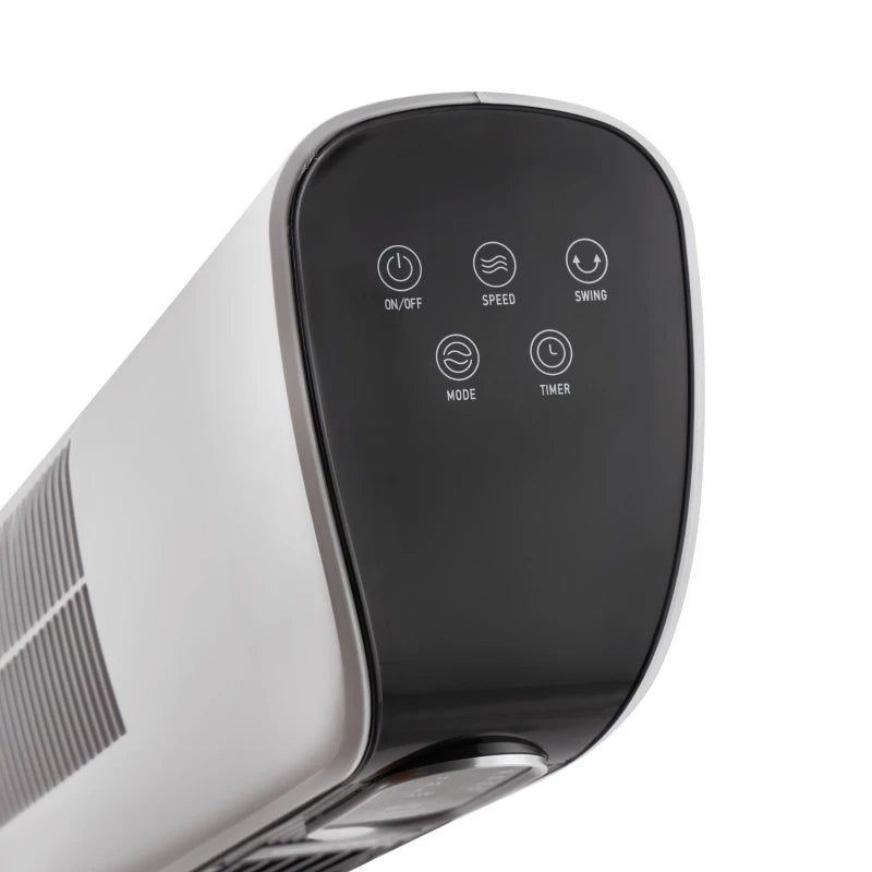 Geepas GF21167N Digital Tower Fan with Remote Control - 50W, 3 Speeds, Oscillating