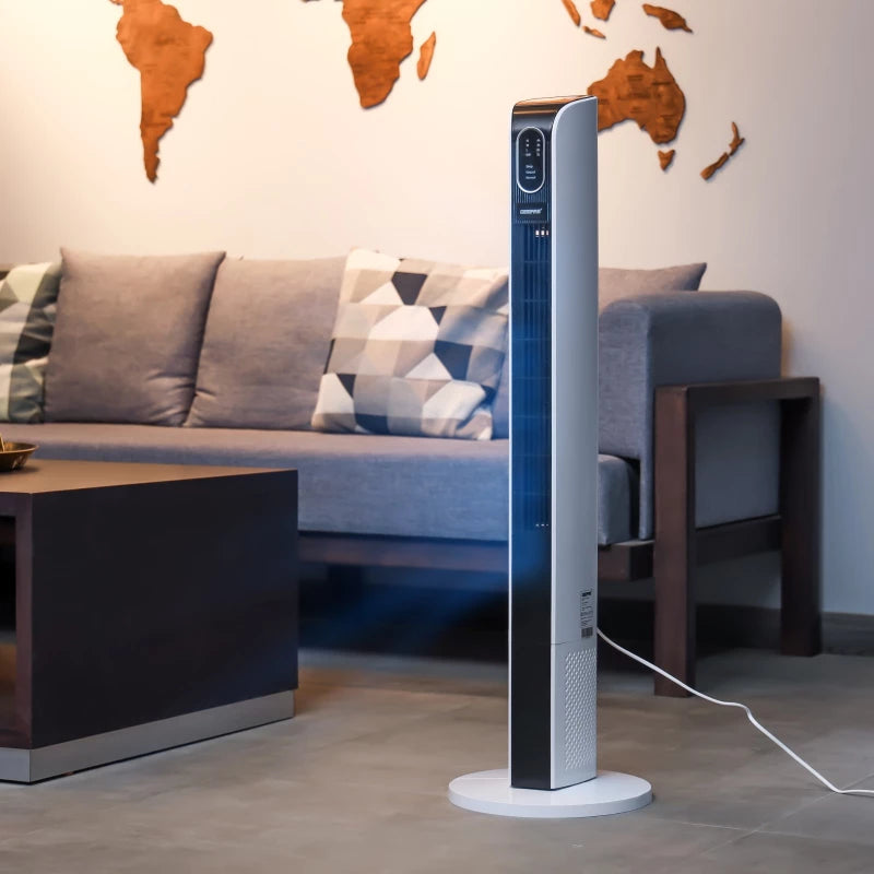 Geepas GF21167N Digital Tower Fan with Remote Control - 50W, 3 Speeds, Oscillating