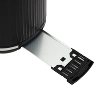 Geepas Fluted 2-Slice Bread Toaster, 6 Browning Levels, Black, GBT36558UK-BK