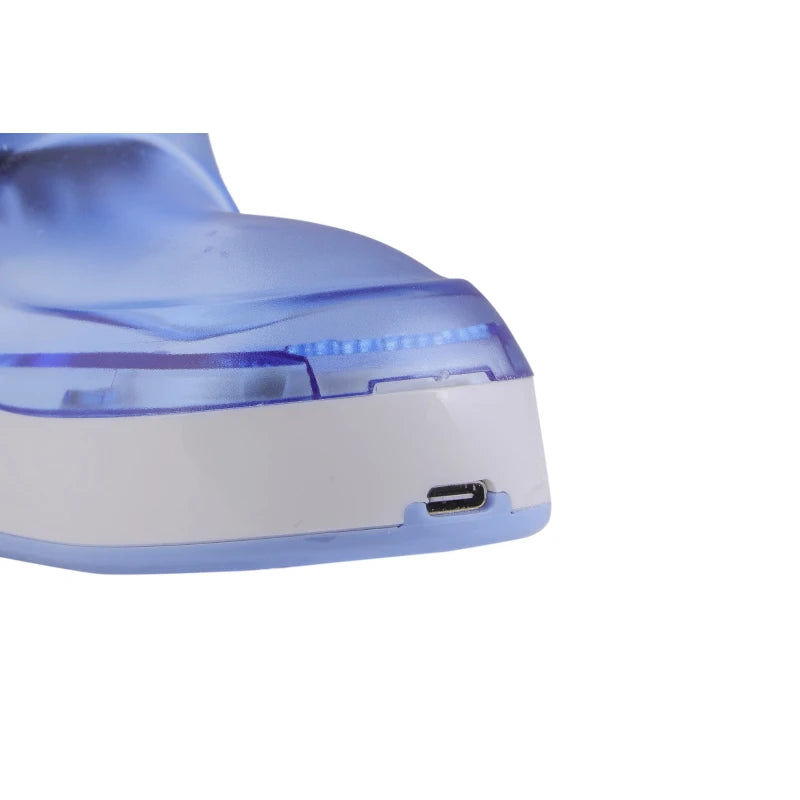 Geepas Rechargeable Lint Remover, Type-C, Child Lock, White/Blue GLR63069UK-BL