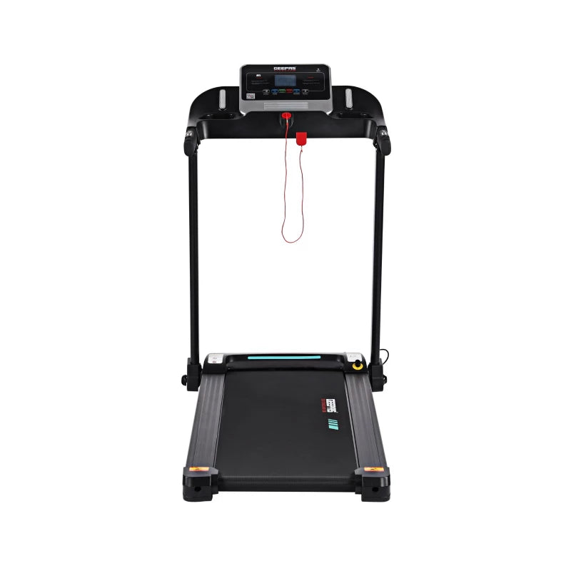 Geepas GFT90000 Foldable Treadmill - 2.0HP Motor, 12 Programs, App Sync - Black