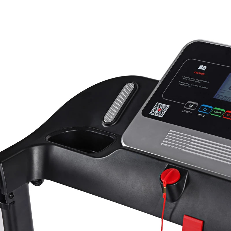 Geepas GFT90000 Foldable Treadmill - 2.0HP Motor, 12 Programs, App Sync - Black