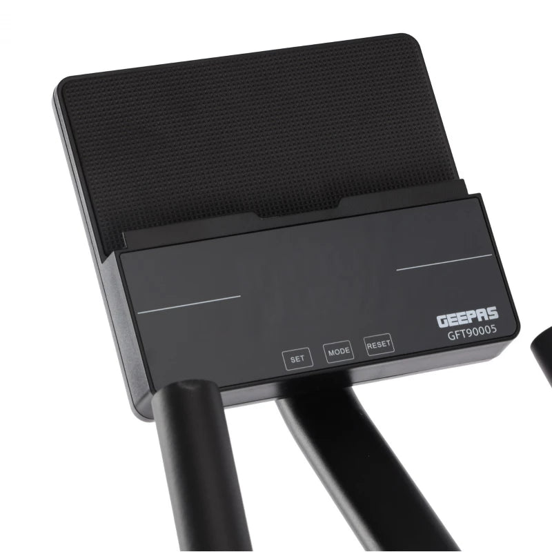 Geepas GFT90005 Spin Bike | Bluetooth Indoor Cycling Bike | Digital Display | 6kg Flywheel | Adjustable Resistance | Black