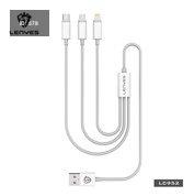 Lenyes LC952 3-in-1 Cable – Type-C, Lightning, Micro USB