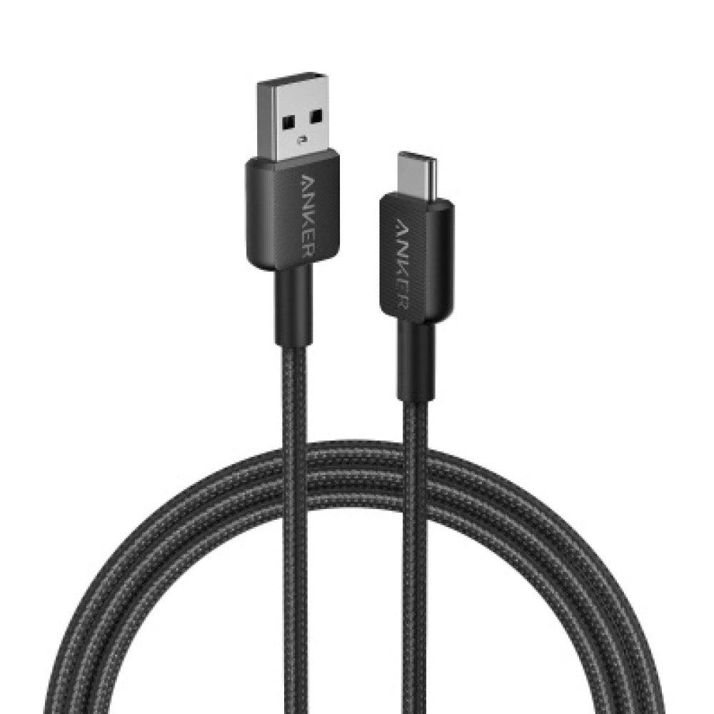 Anker 322 USB-A to USB C Cable 6ft Fast and Durable - Black