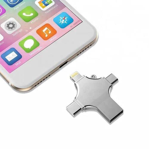 XO DK04 USB2.0 4 in 1 Lightning Flash Disk (32 GB)