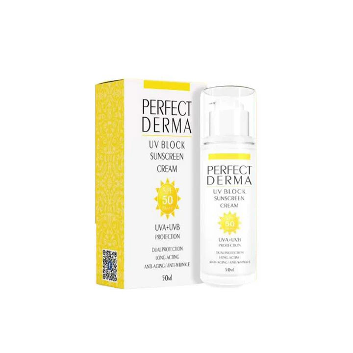 كريم واقي شمس بيرفكت ديرما SPF50 - حماية عالية
