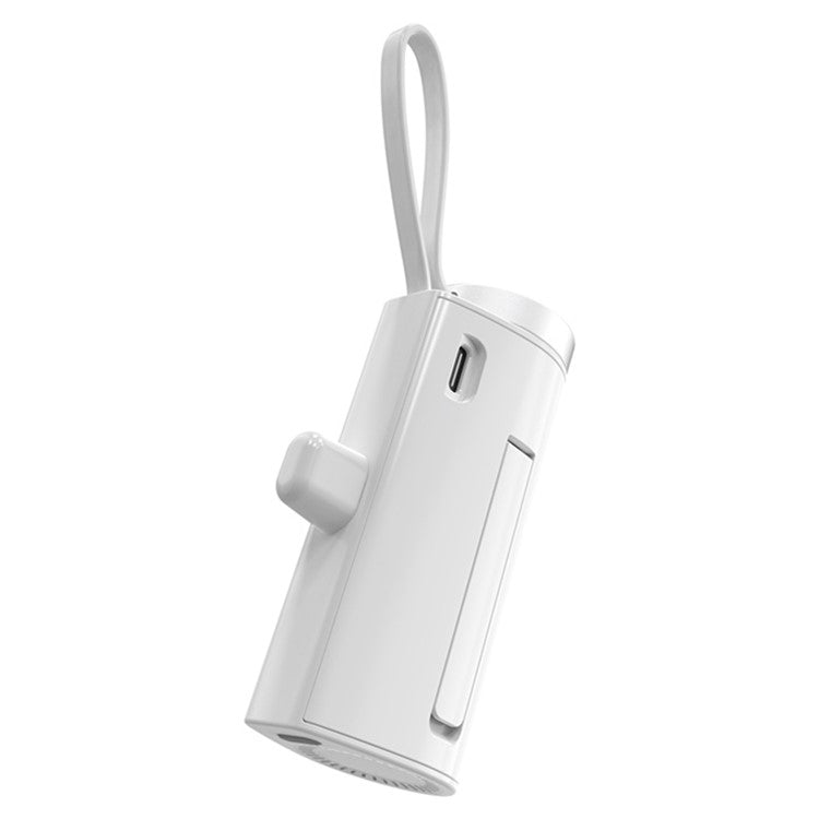 WIWU Capsule Mobile Power Bank Mini USB-C Portable Charger - White