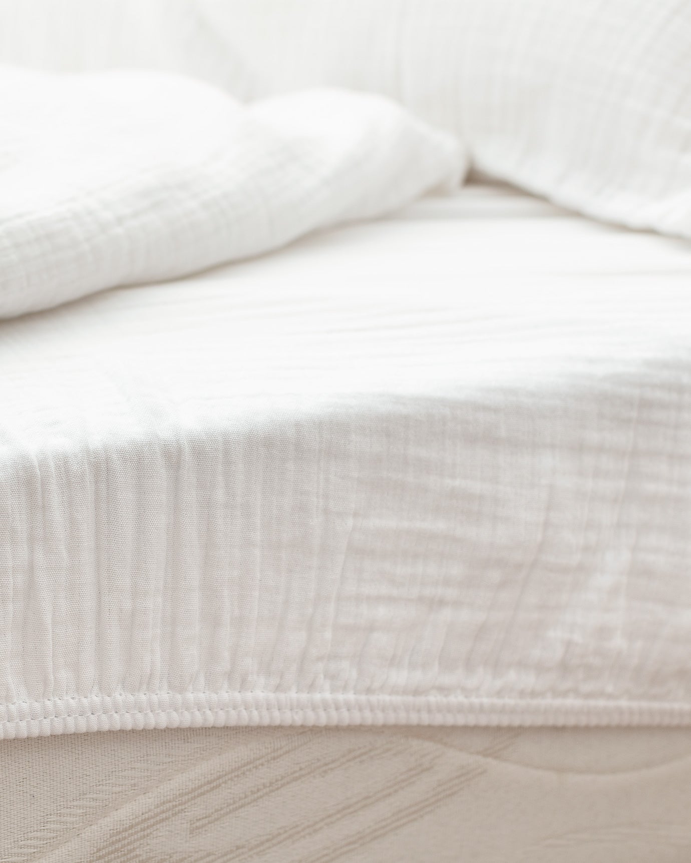 Marla Muslin King Size Duvet Cover Set - Fitted - Madame Coco JO