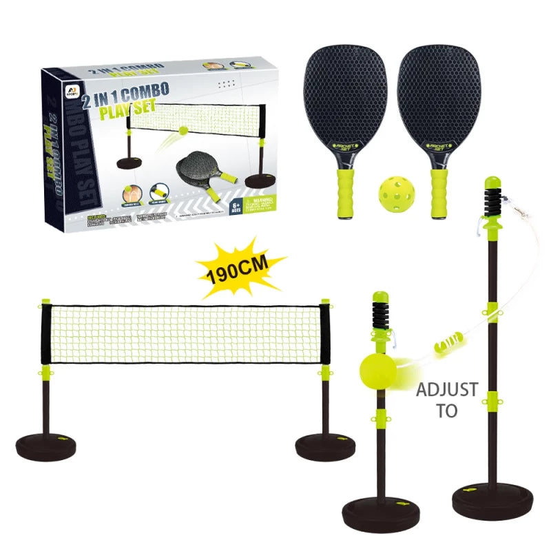 Aojie Sport Kids Pickleball Net Set – Outdoor Backyard Fun