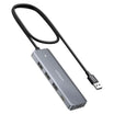 يوجرين موزع USB 3.0 بـ3 منافذ USB-A ومنفذ USB-C + طاقة USB-C
