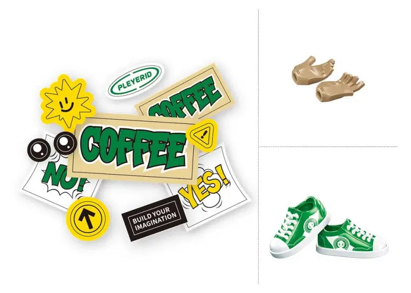 سلوبان رجل القهوة – Pleyerid Coffee Man | لعبة تركيب للأطفال