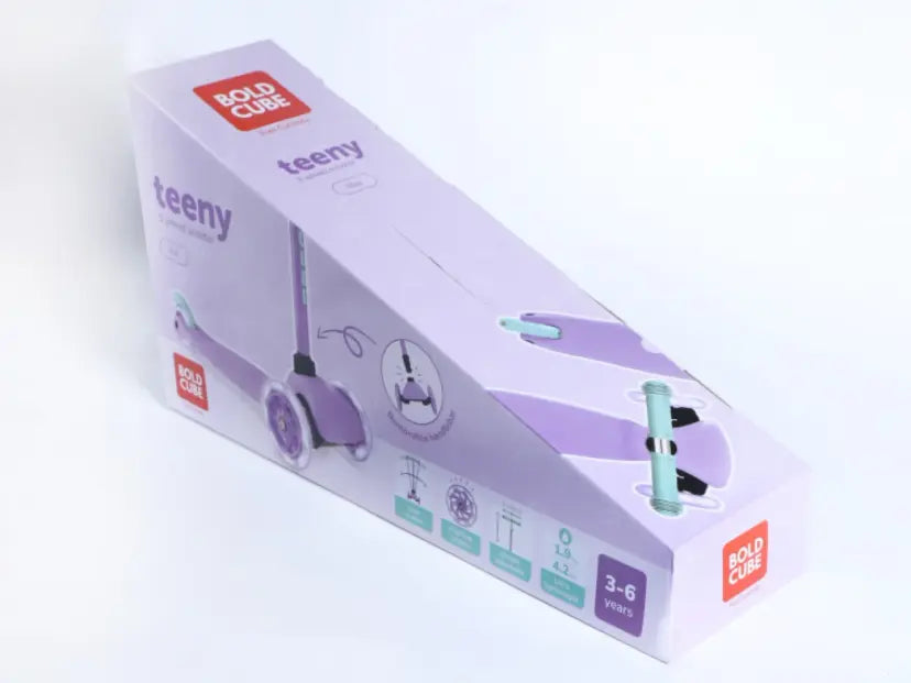 Bold Cube Teeny Three-Wheel Scooter – Lilac