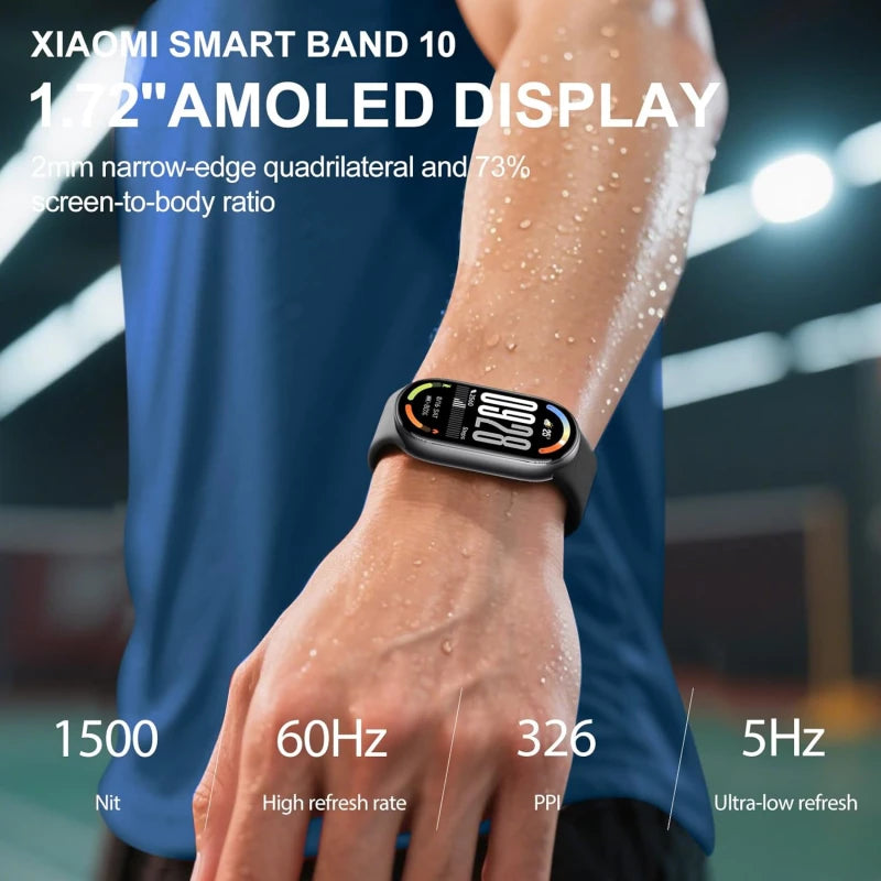 Xiaomi Smart Band 10 - 1.72 AMOLED Display