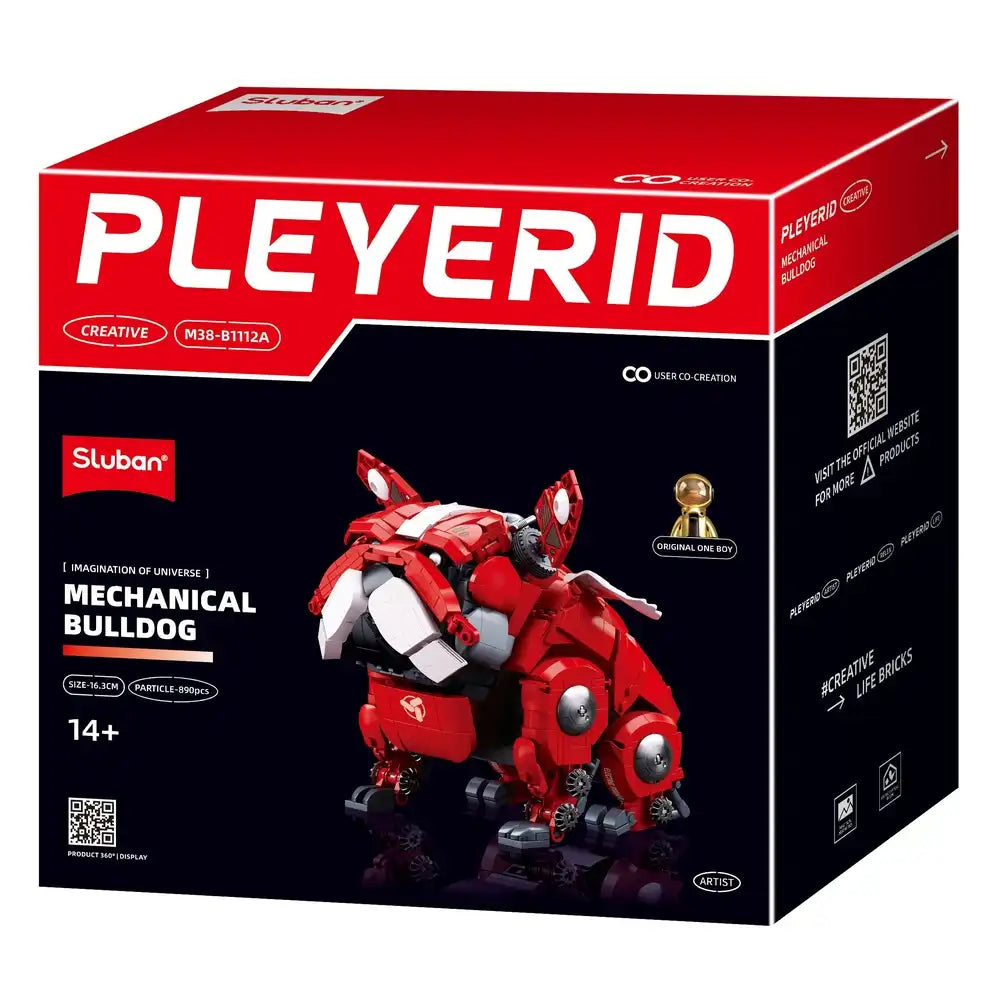 Sluban - Pleyerid Red Mechanical Bulldog 890 Pieces - M38-B1112A