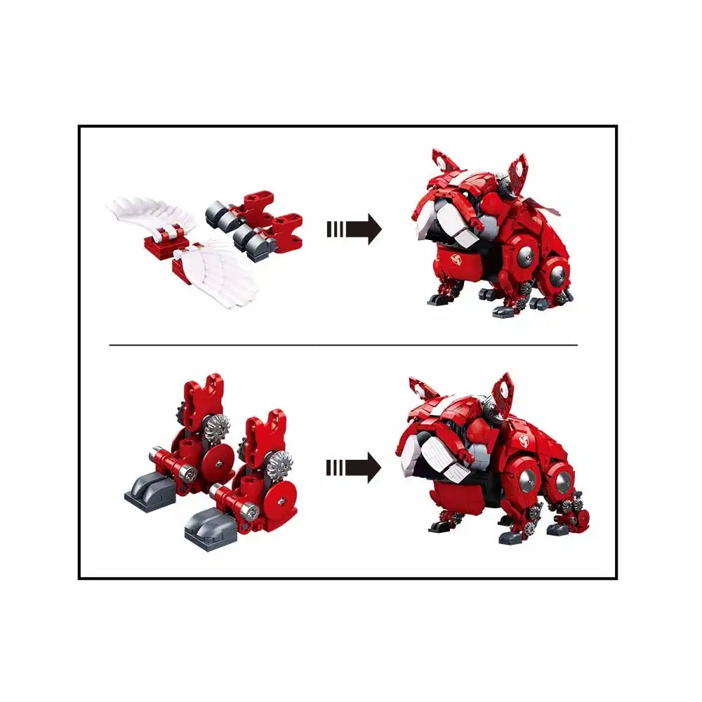 Sluban - Pleyerid Red Mechanical Bulldog 890 Pieces - M38-B1112A