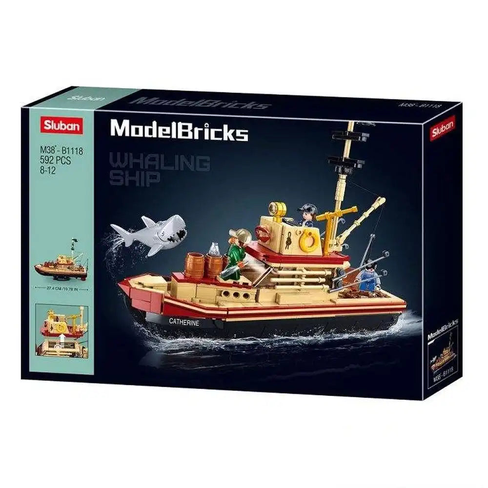 Sluban Catherine Fishing Boat M38-B1118 - 592 Piece Building Set