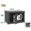 JADEVER Electronic Safe 11L - JDEB1520