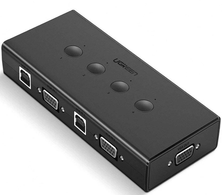 UGREEN 4-Port USB KVM Switch Box