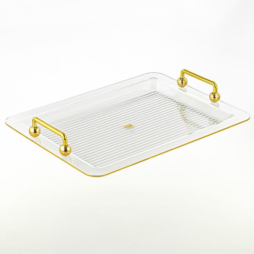 Almarjan 55cm Acrylic Tray - Elegant & Durable