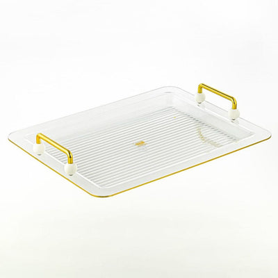 Almarjan 55cm Acrylic Tray - Elegant & Durable