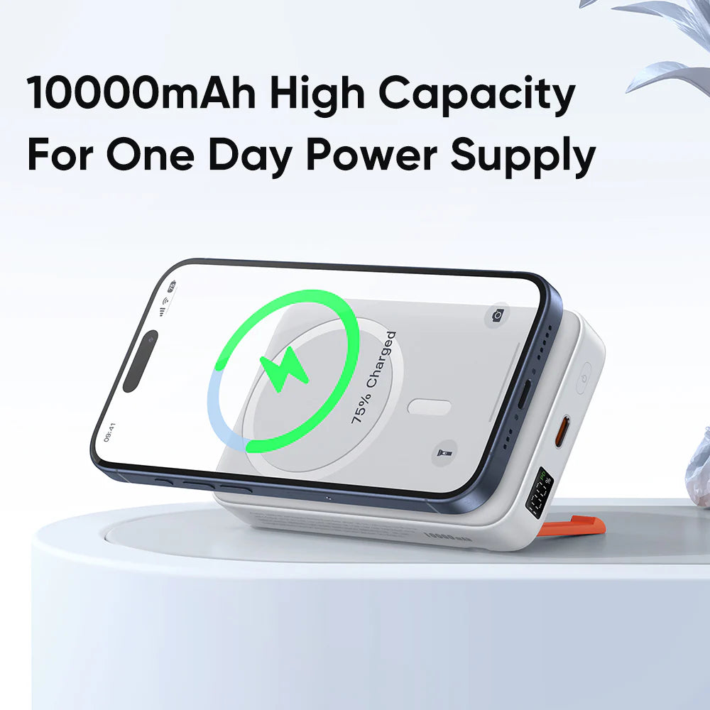 Mcdodo 10000mAh 20W MagSafe Wireless Power Bank for iPhone - Black & White