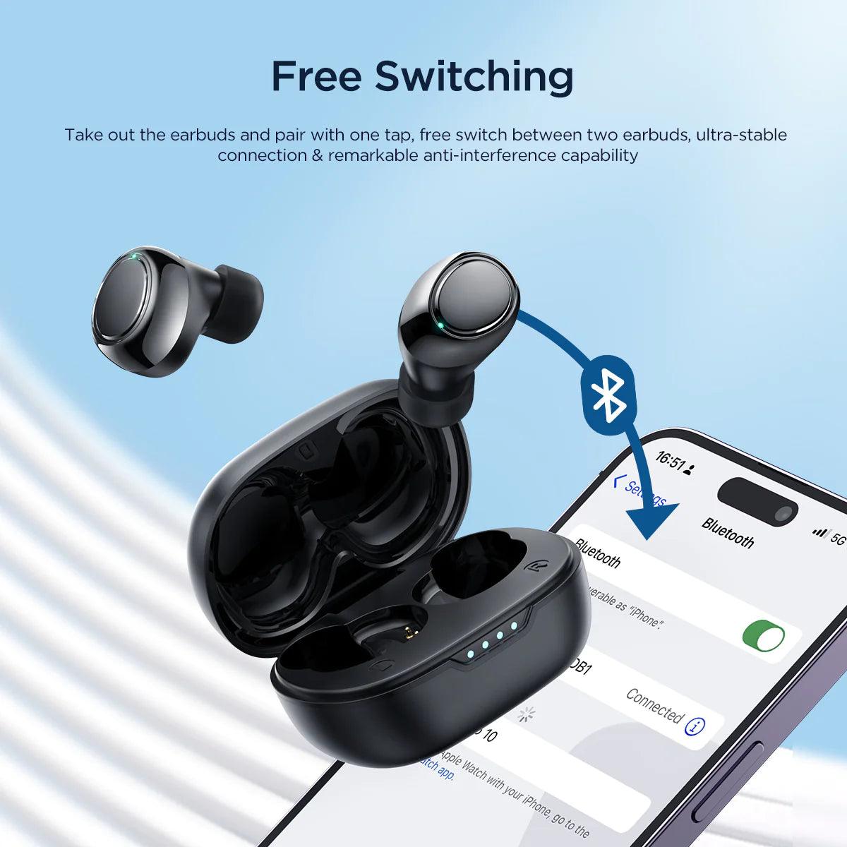 Joyroom Jdots JR DB1 True Wireless Earbuds - Black