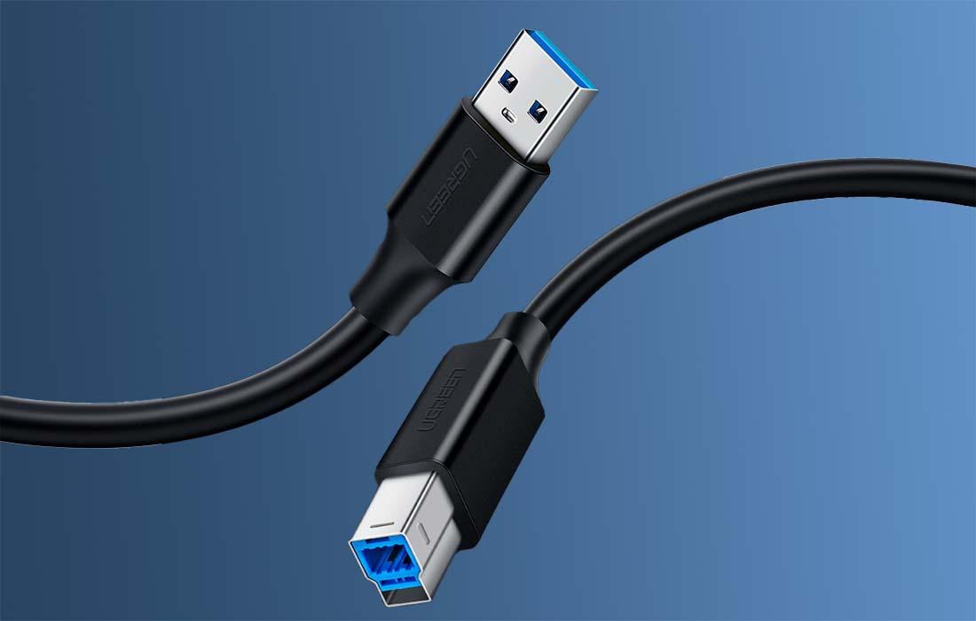 UGREEN USB 3.0 AM to BM Print Cable (Black)