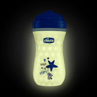 Chicco Glowing Cup 14M+ Leak-Proof & Keeps Drinks Warm - Light Blue