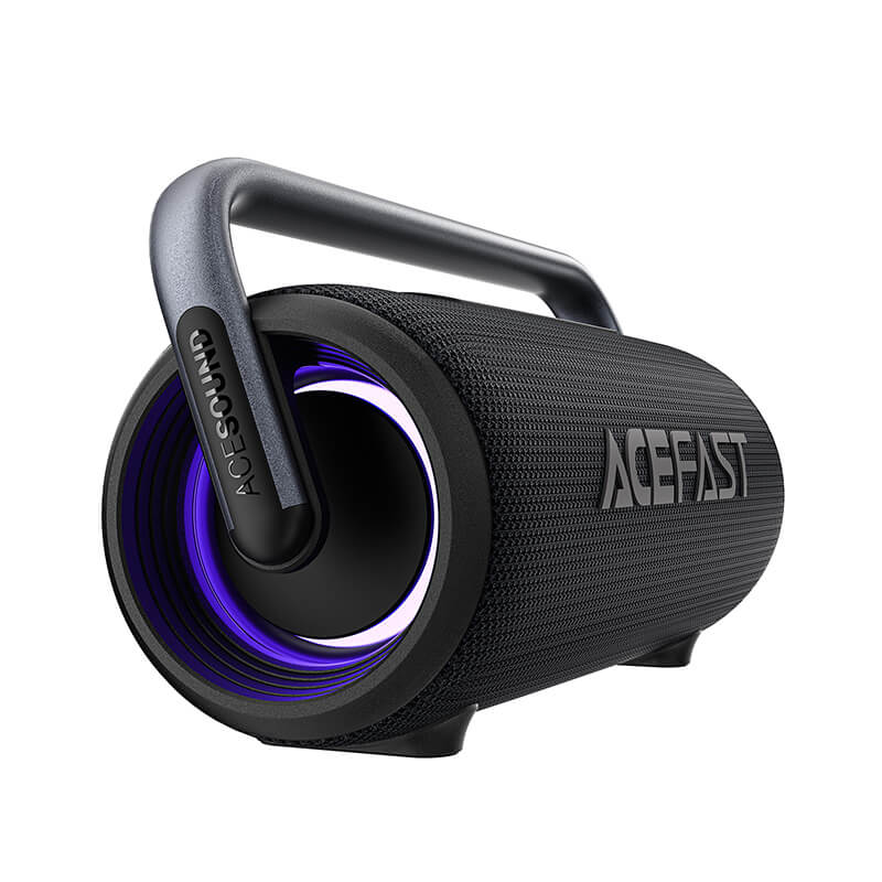 ACEFAST Portable Bluetooth Speaker – Powerful Sound with LED Light Ring