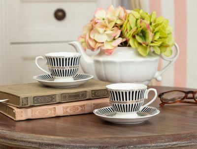 Chic 4-piece Coffee Cup Set - Madame Coco JO