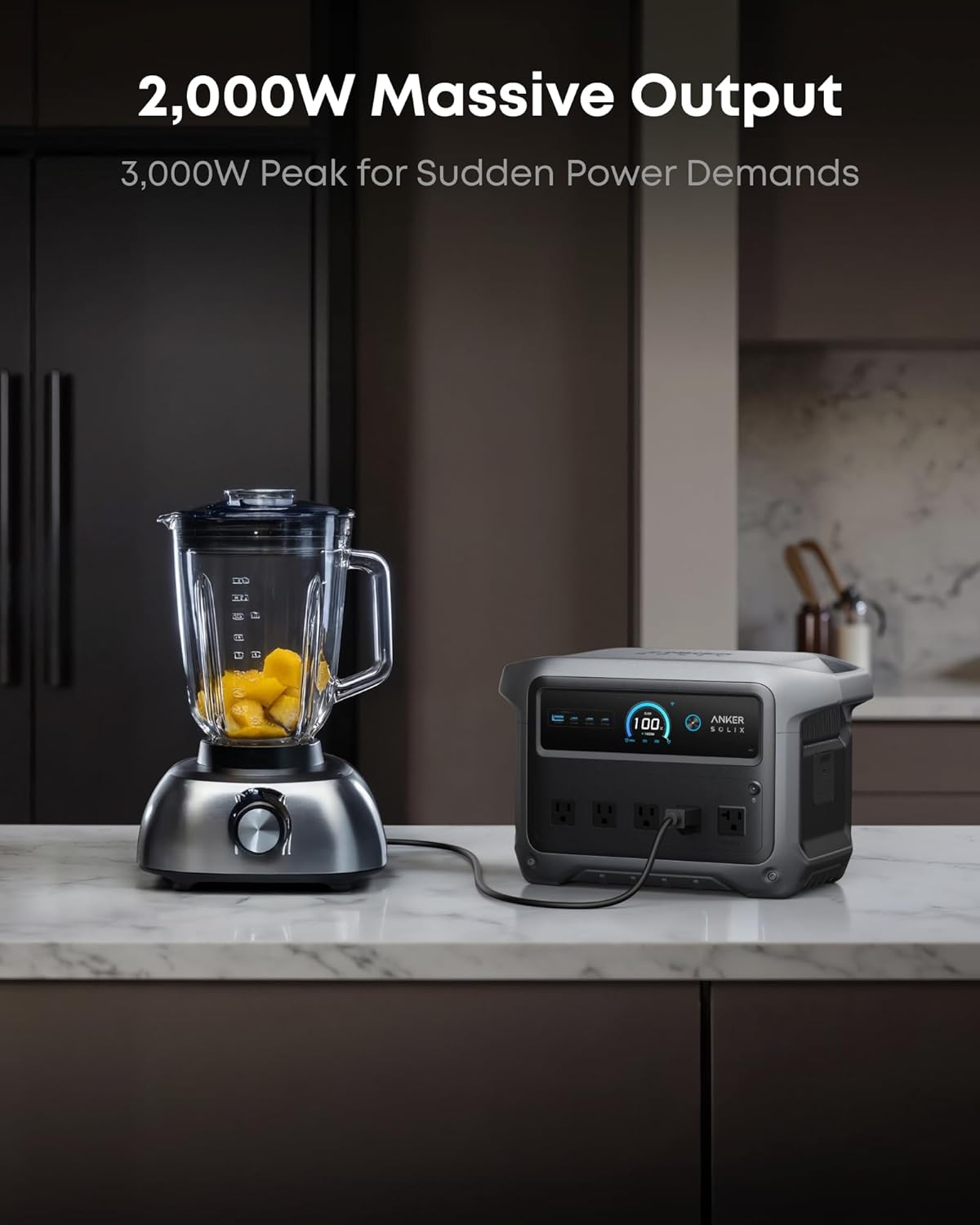 Anker SOLIX C1000 Gen 2 Portable Power Station 1024Wh 2000W