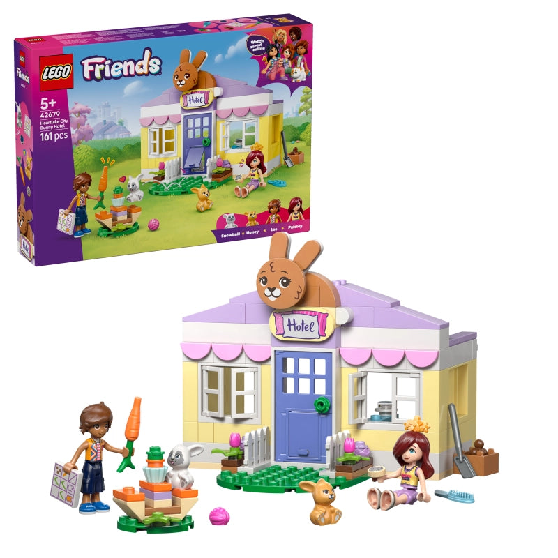 LEGO Friends Heartlake City Bunny Hotel – 161 Pieces | Set 42679