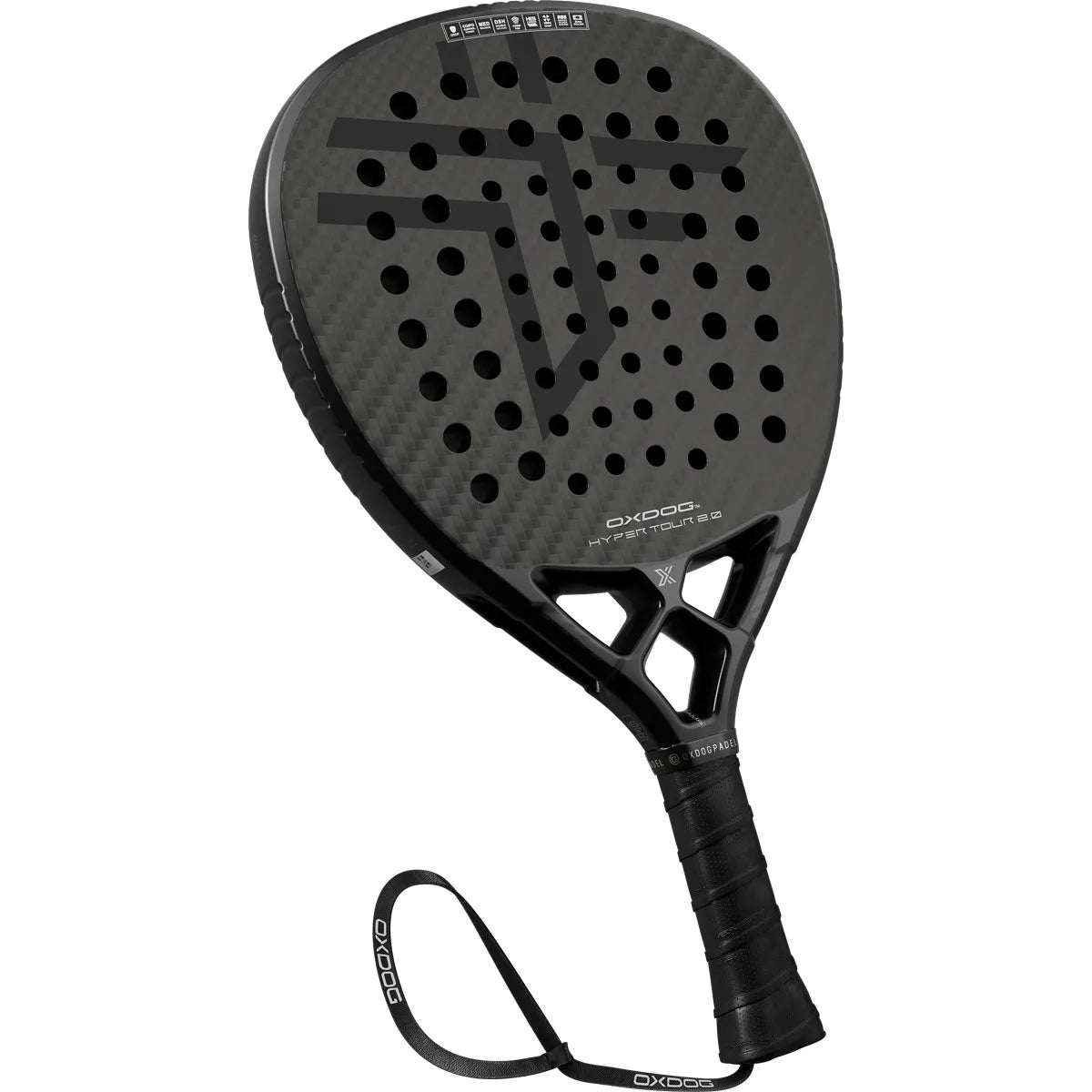OXDOG Hyper Tour 2.0 HES-Carbon PowerRibs 3D DR Racket