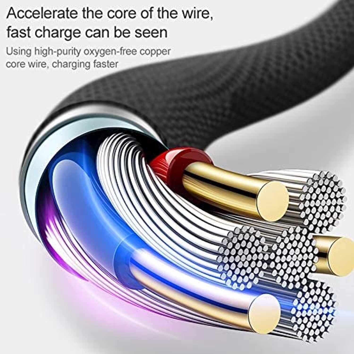 WIWU Elite Data Cable 3 in 1 - Lightning+Type-C+Micro - Black