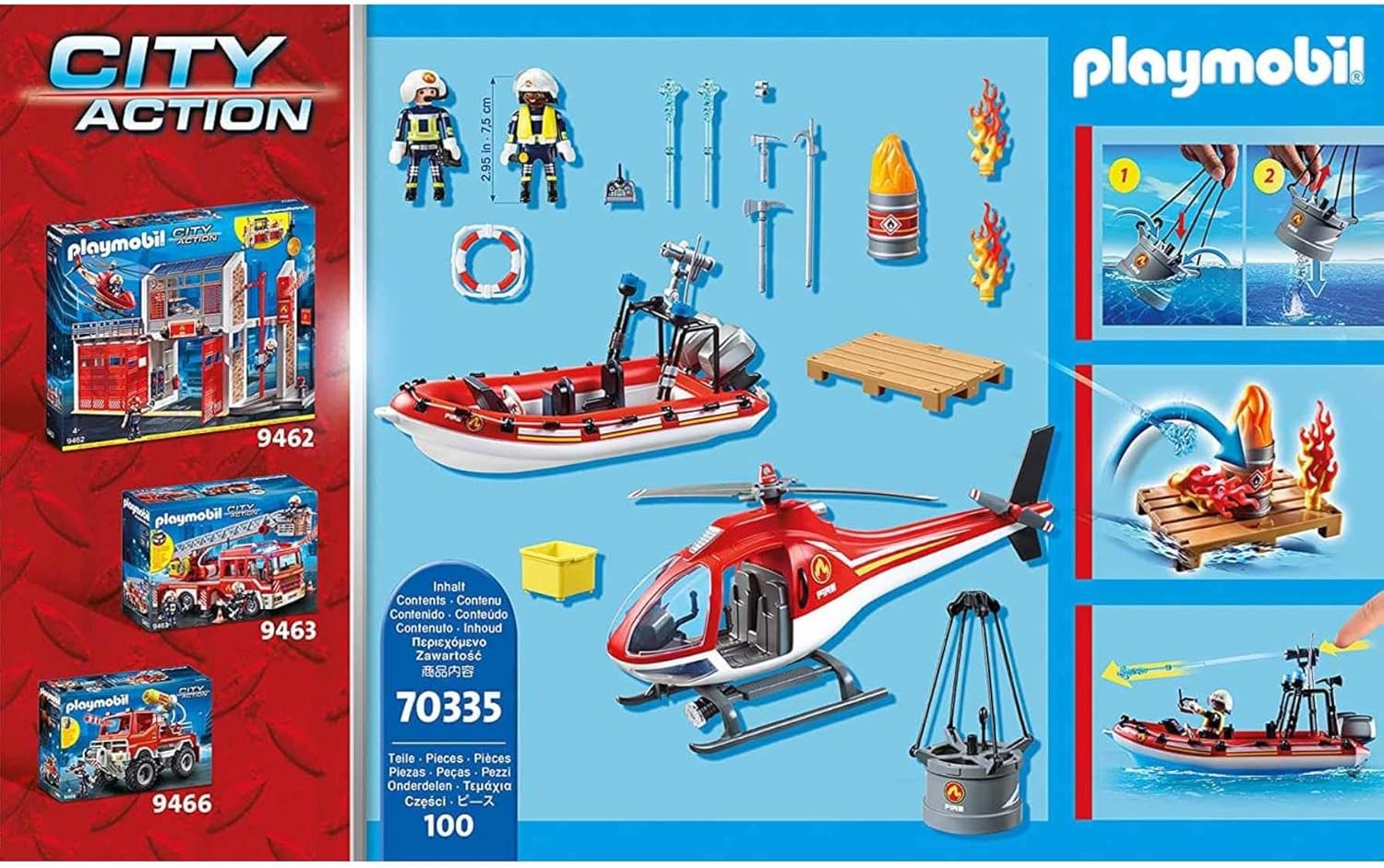 Playmobil Fire Rescue Mission for Kids