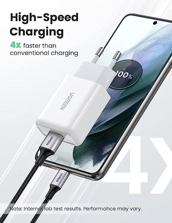 UGREEN CD122QC3.0 USB Fast Charger EU - White